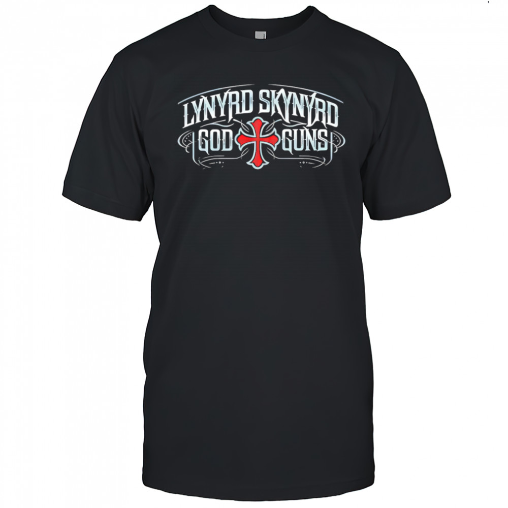 Lynyrd Skynyrd god guns shirt