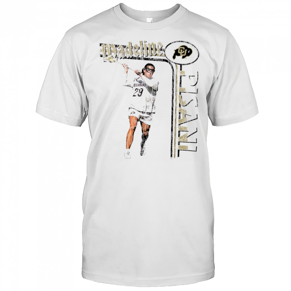 Madeline Pisani Colorado Buffaloes Lacrosse NCAA Division I Illustrated Vintage t-shirt