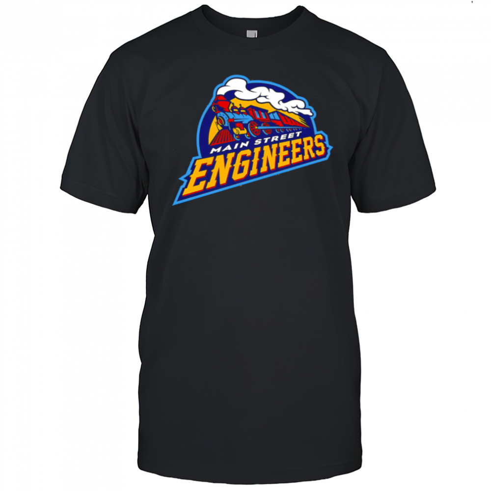 Main Street Engineers train shirt