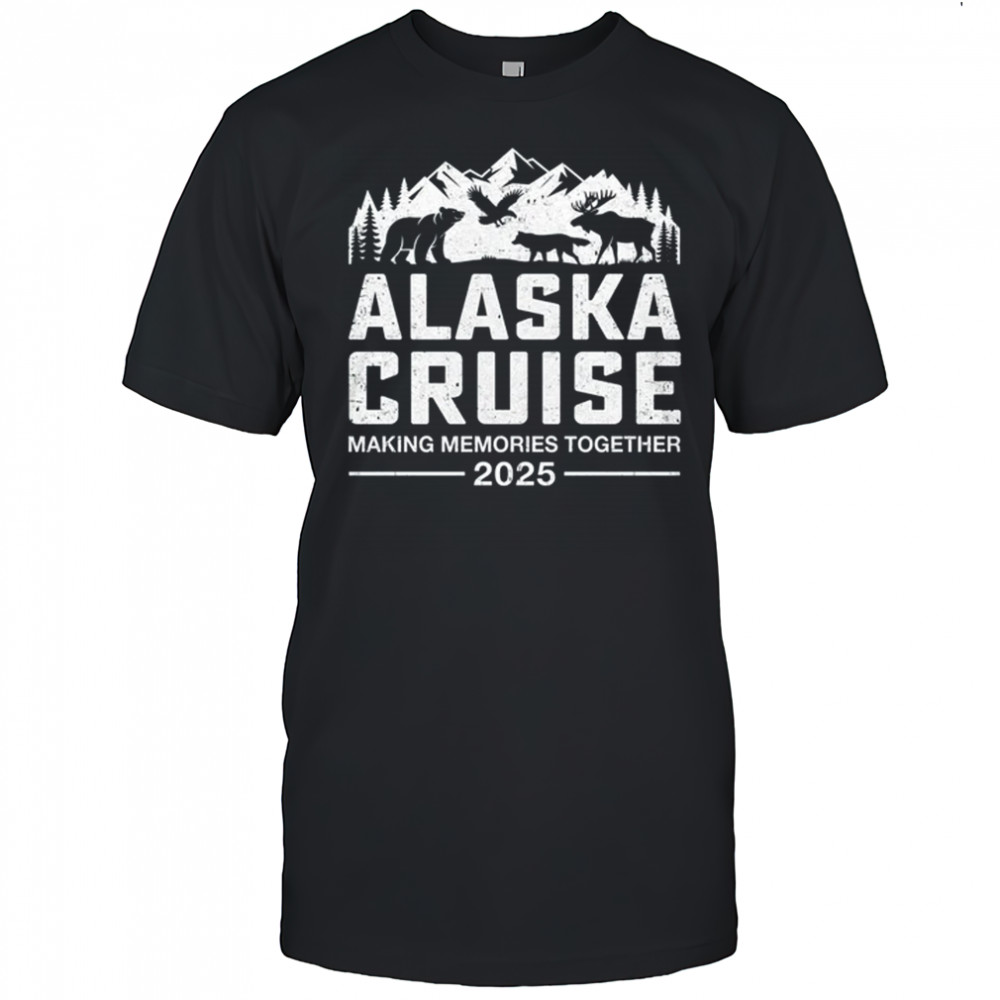 Matching Alaskan Family And Friends Group Alaska Cruise 2025 shirt