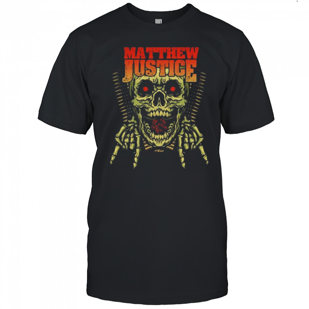 Matthew Justice Skull Ride MLW t-shirt