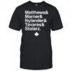 Matthews and Marner and Nylander and Tavares and Stolarz Toronto Maple Leafs shirt