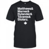 Matthews marner nylander tavares stolarz toronto hockey fan shirt