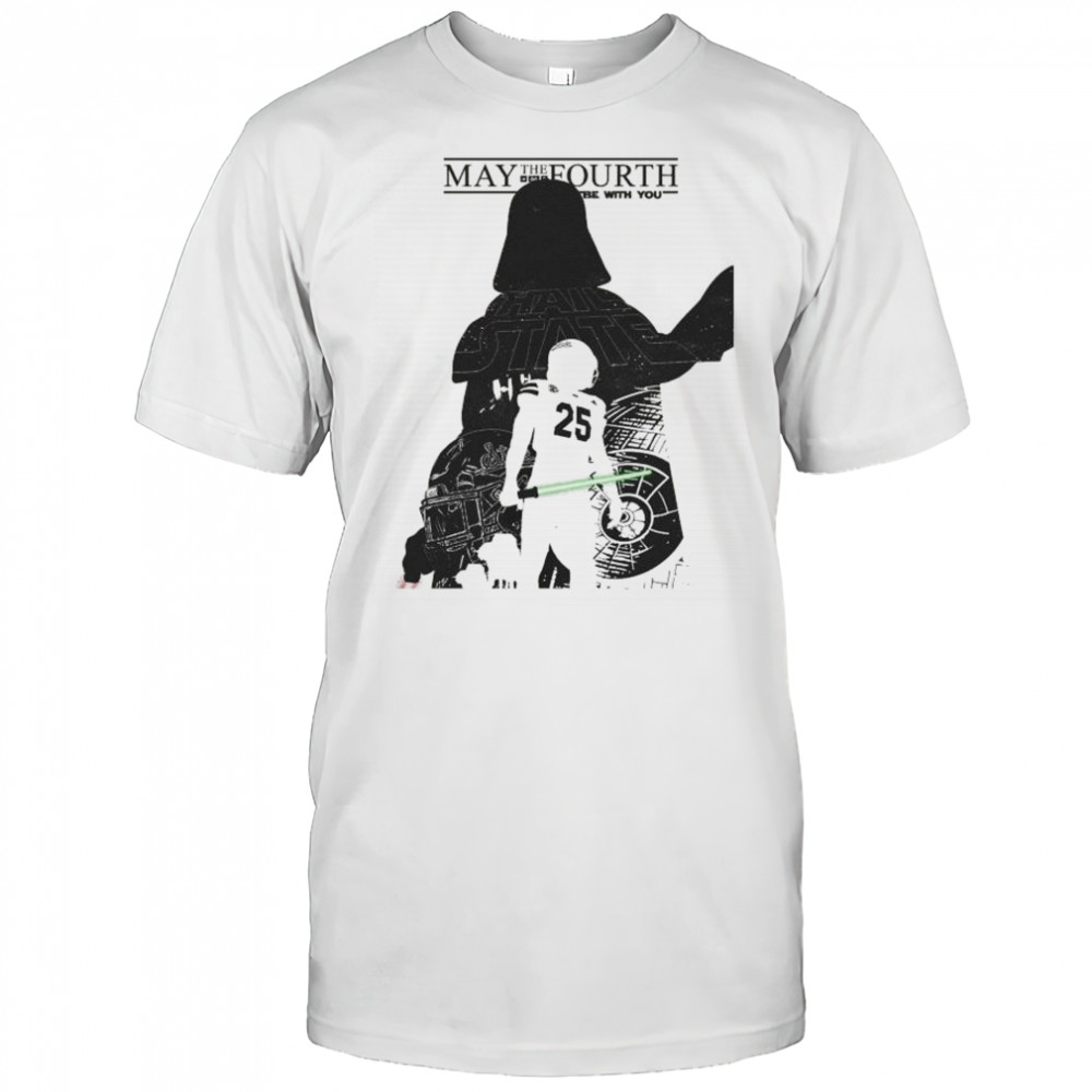 May the Fourth Be With You Star Wars Day with Mississippi State Football 2025 t-shirt
