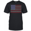 Memorial Day and the 4th of July American flag New York Yankees logo shirt