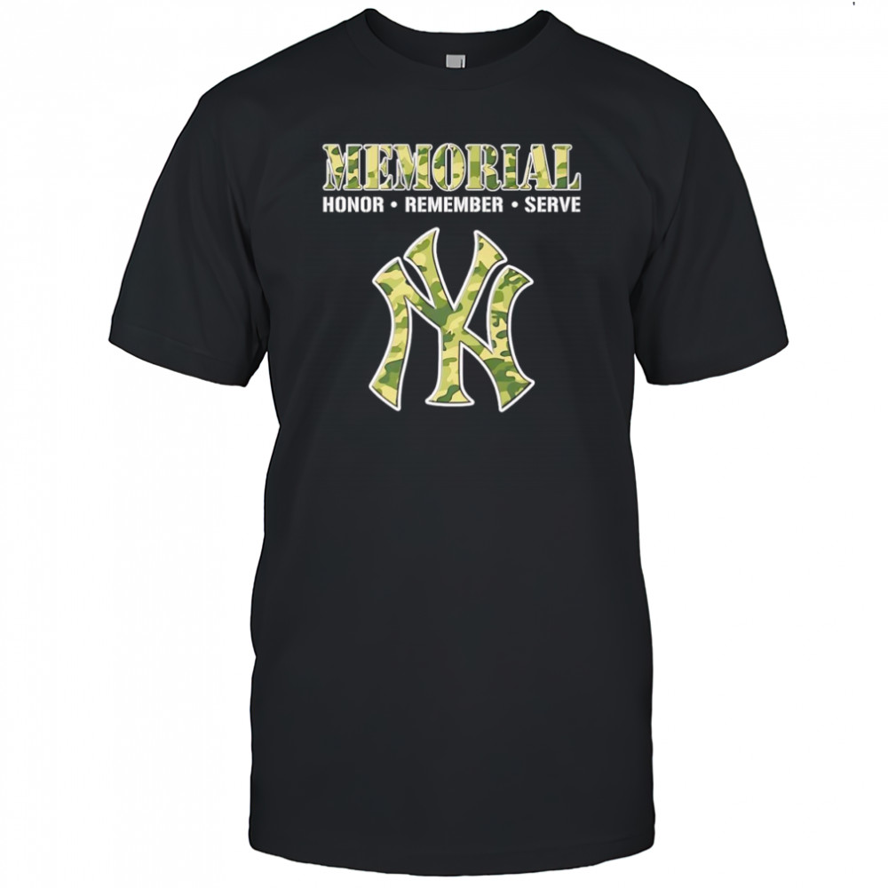 Memorial honor remember serve New York Yankees shirt