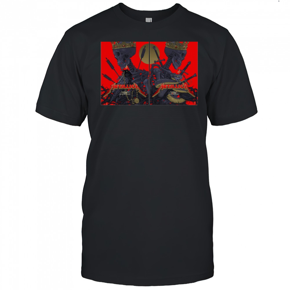Metallica Columbus OH May 9 – 11 2025 Historic Crew Stadium Poster t-shirt