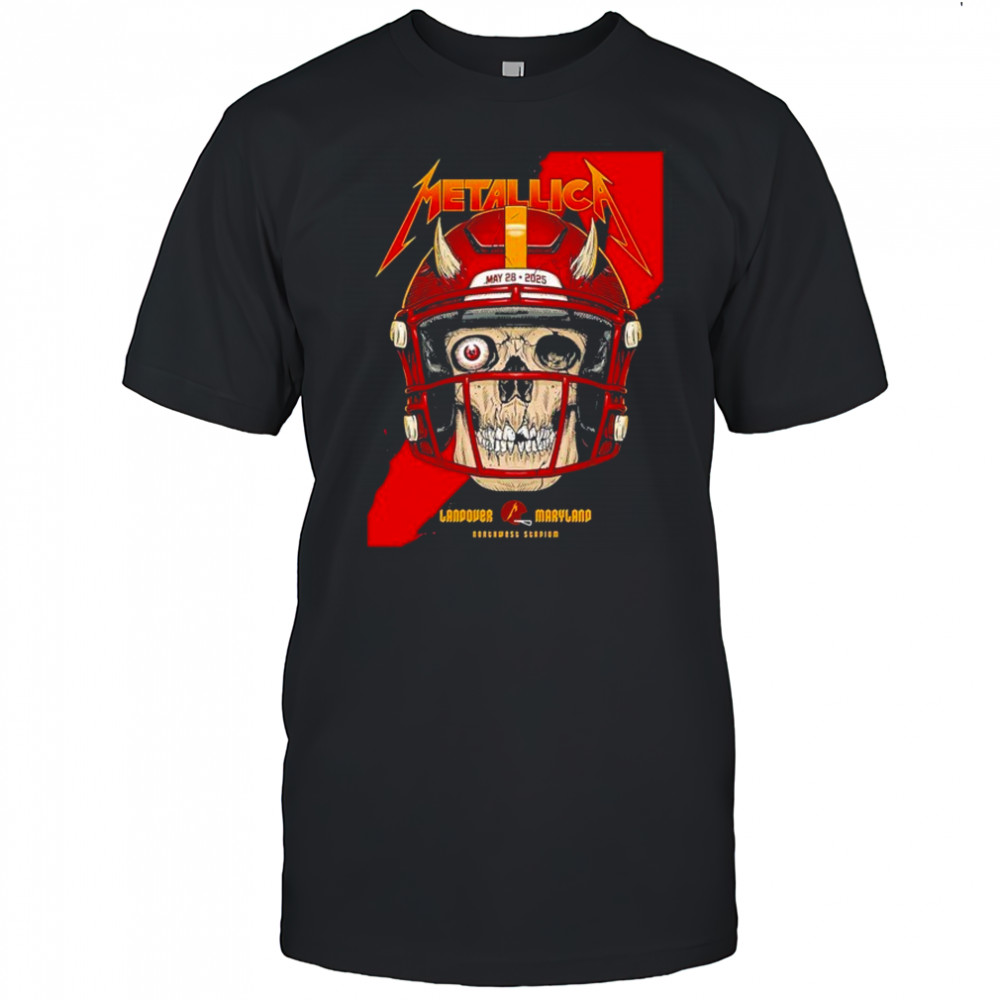 Metallica M72 Landover Pop Up Shop At Northwest Stadium In Washington DC United States On May 28 2025 shirt