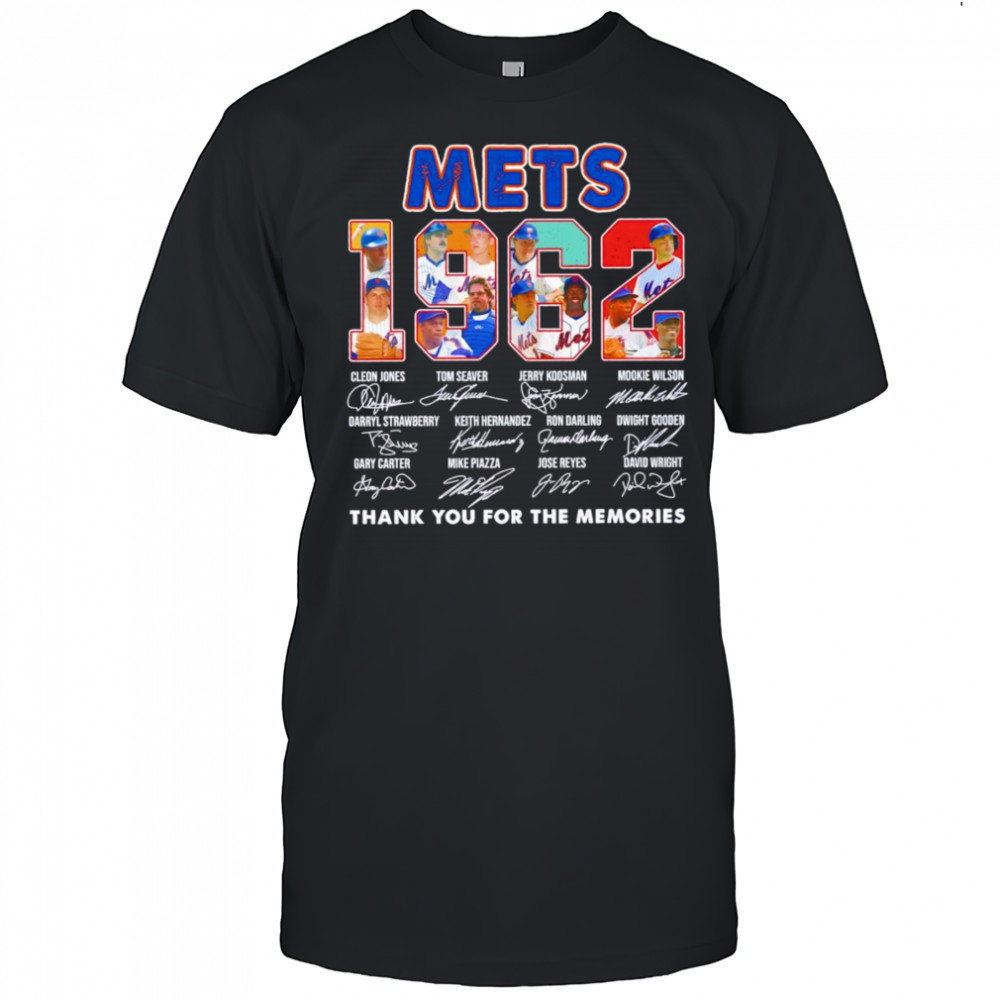 Mets 1962 thank you for the memories shirt