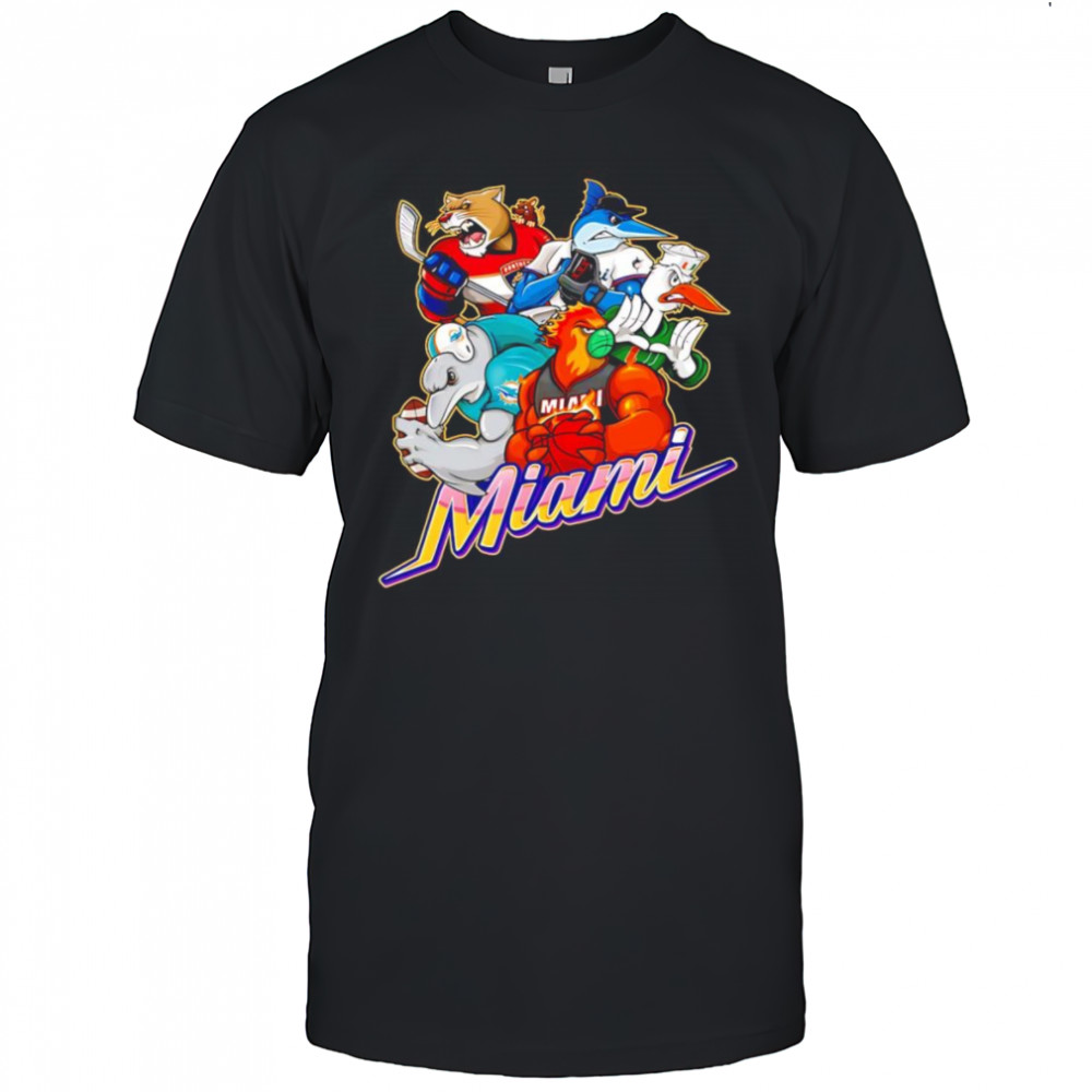Miami sports mascot shirt