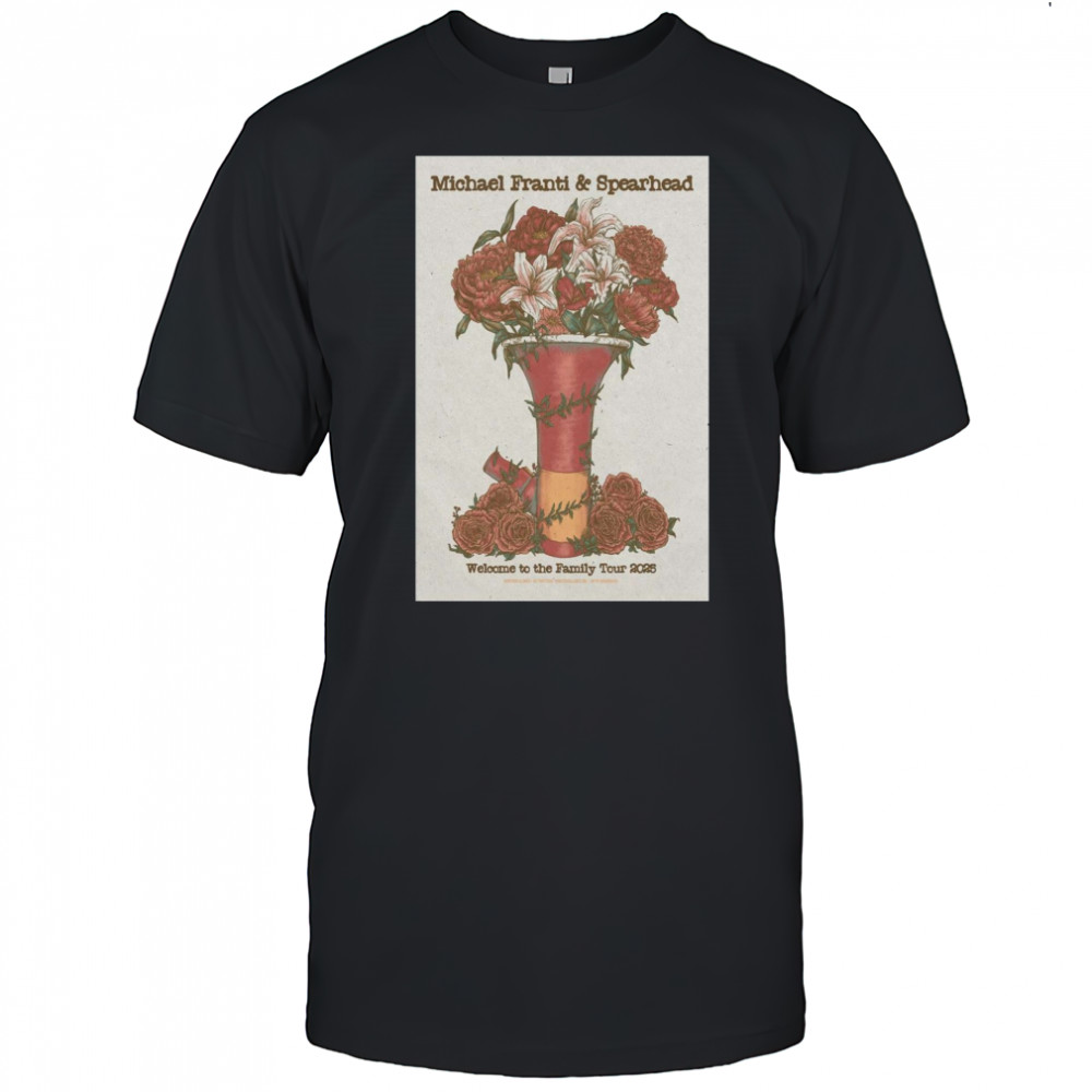 Michael Franti and Spearhead Welcome To The Family Tour 2025 t-shirt