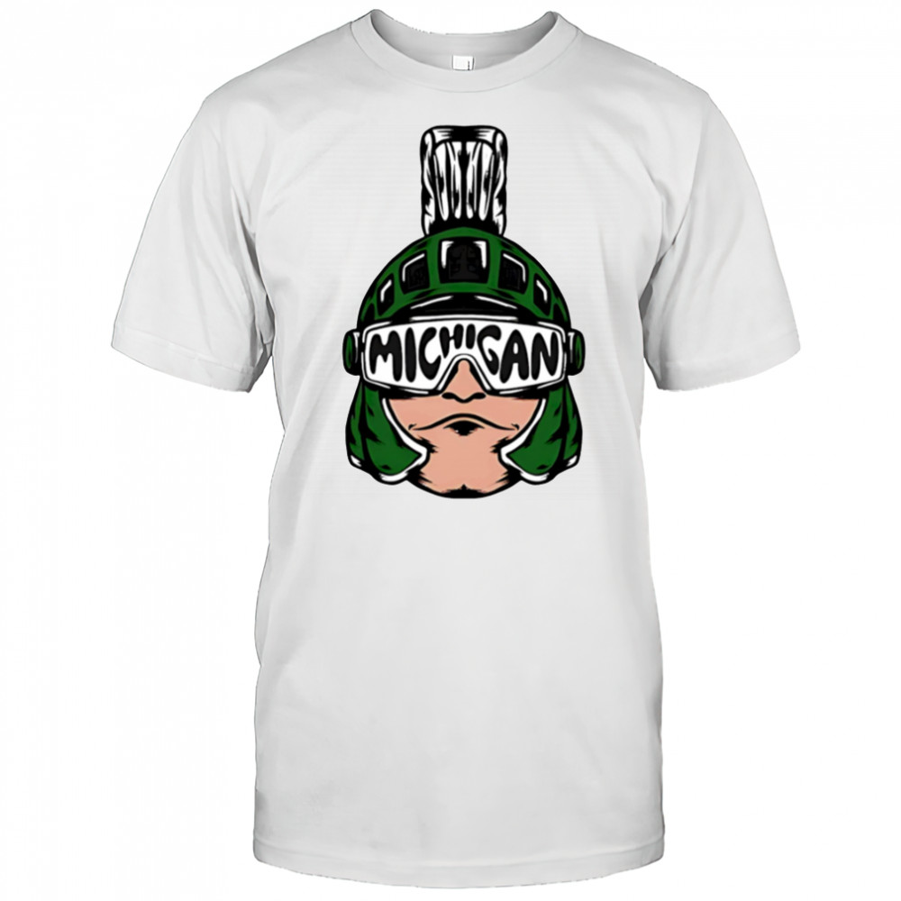 Michigan Spartans Head mascot shirt