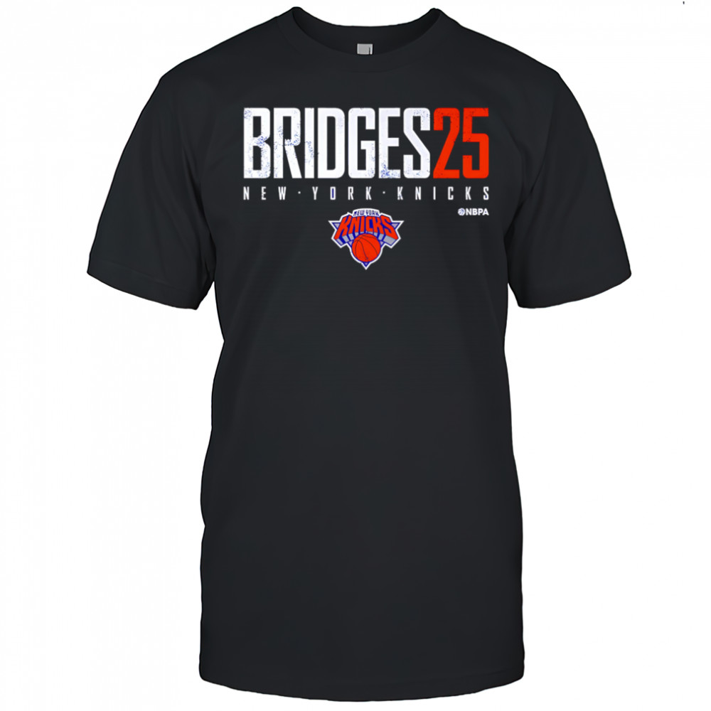 Mikal Bridges 25 New York Knicks shirt