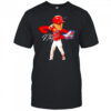 Mike Trout Los Angeles Angels signature cartoon player shirt