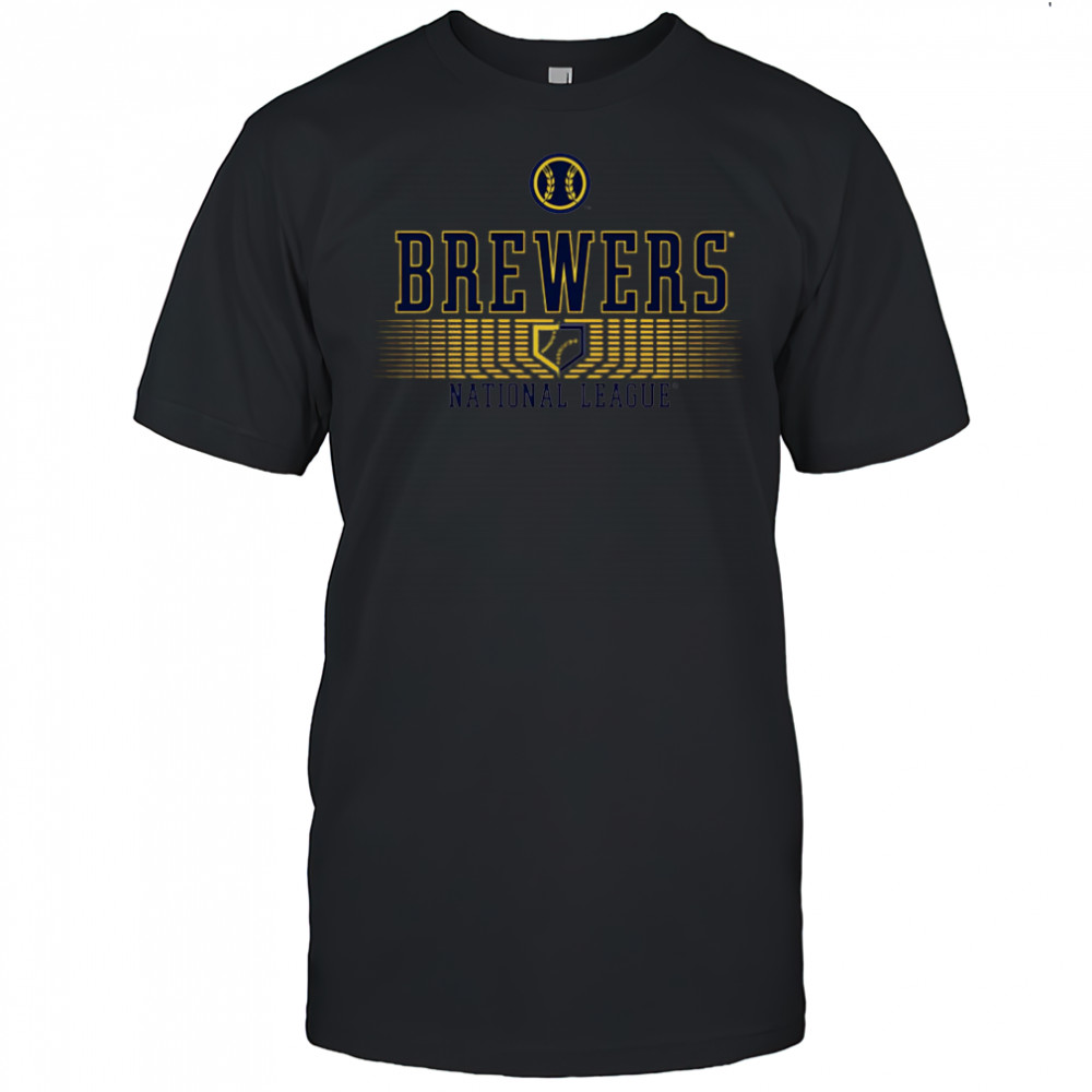 Milwaukee Brewers White Ribbed National League shirt