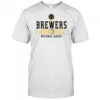 Milwaukee Brewers White Ribbed National League shirt