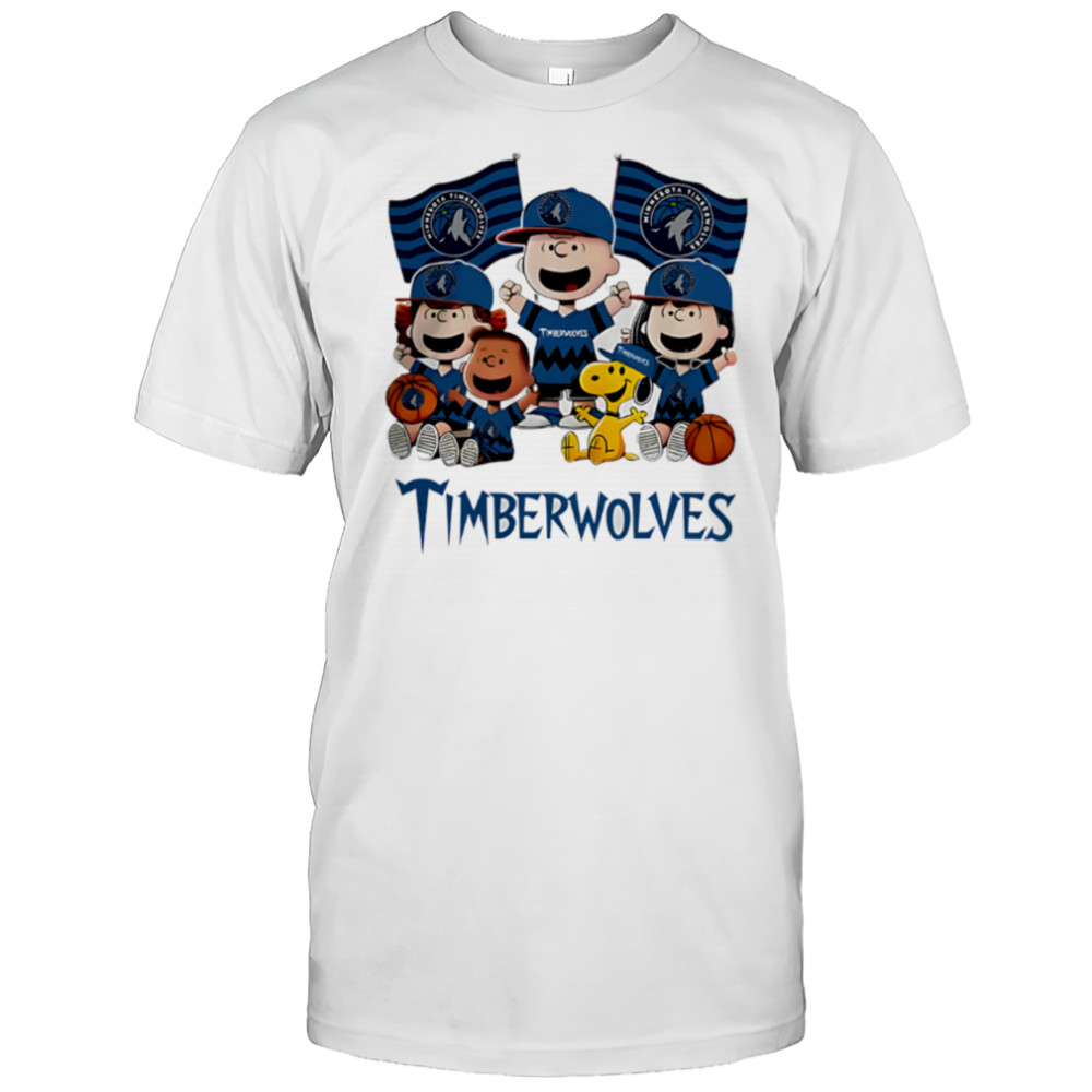 Minnesota Timberwolves Snoopy And Friends funny cartoon shirt