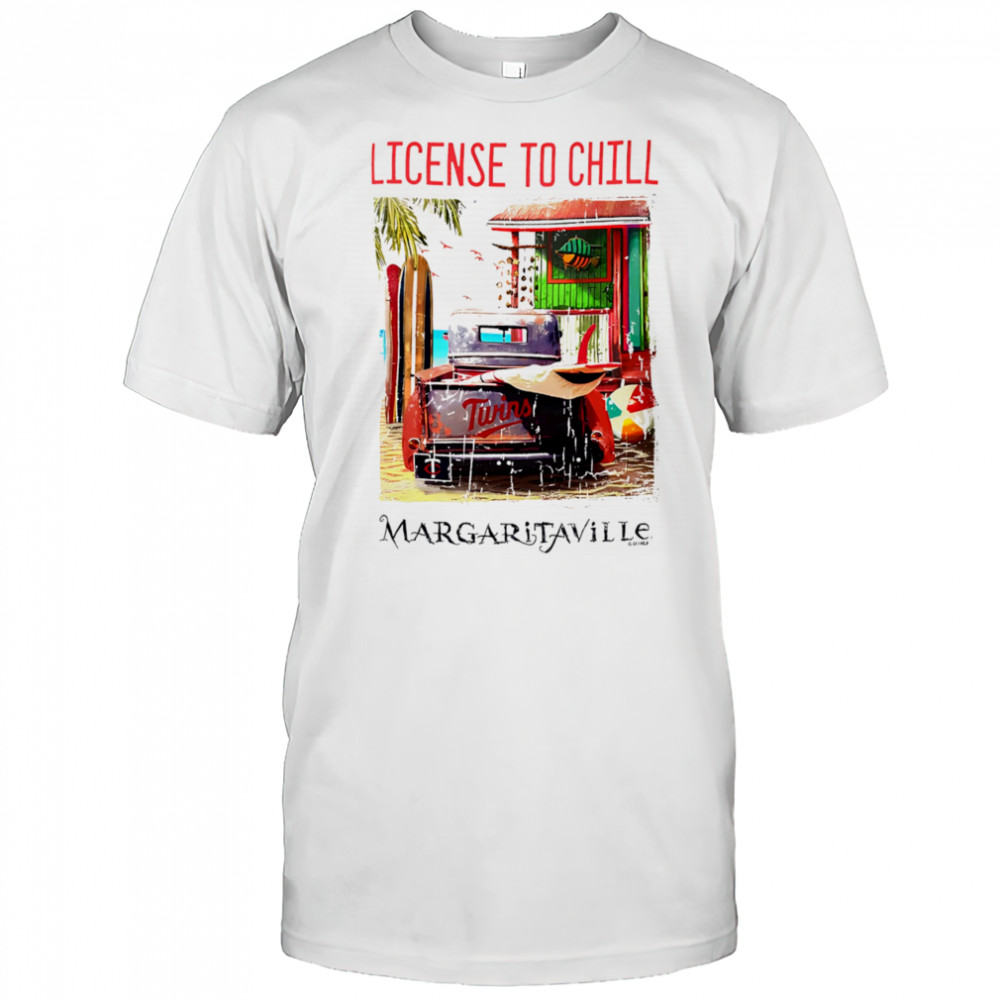 Minnesota Twins Margaritaville License to Chill shirt