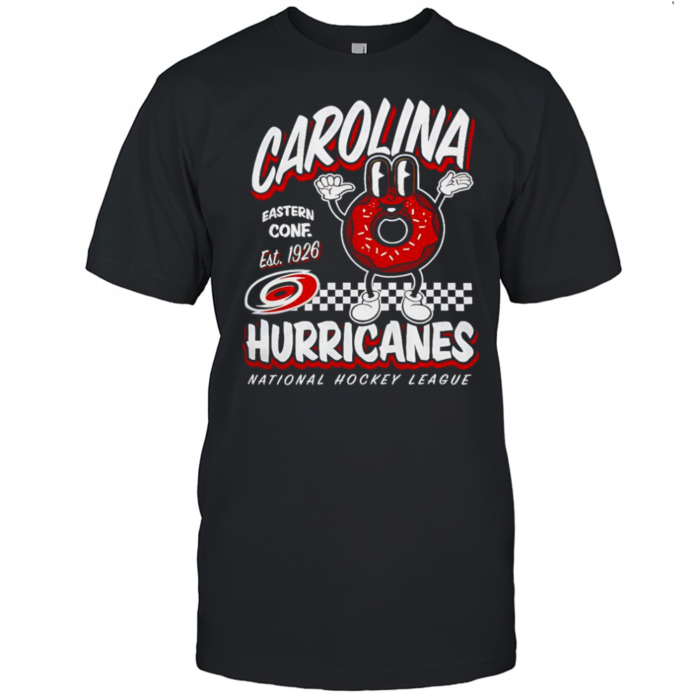 Mitchell & Ness Carolina Hurricanes Black Local Food 2025 T-Shirt