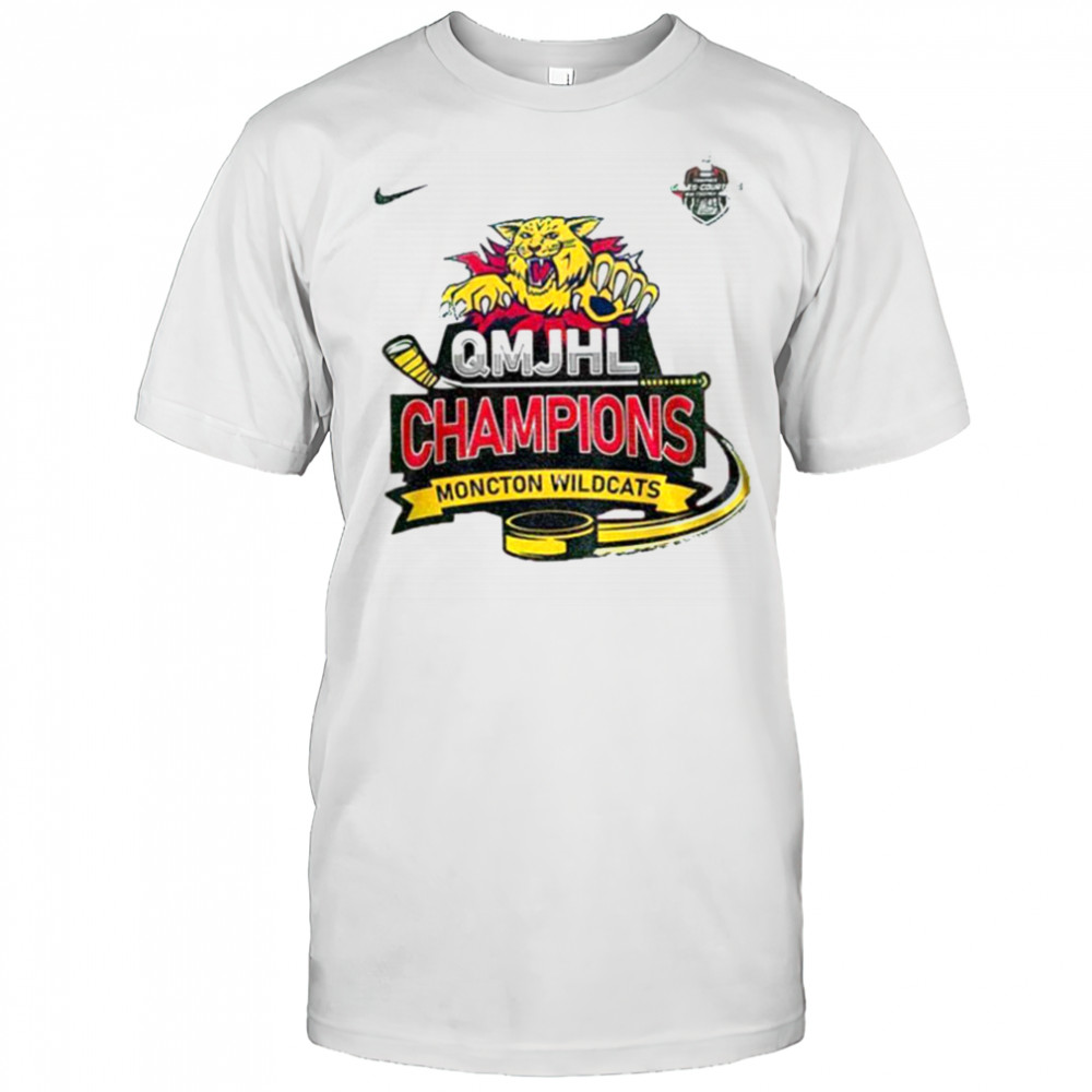 Moncton Wildcats Champions 2025 QMJHL Champions shirt
