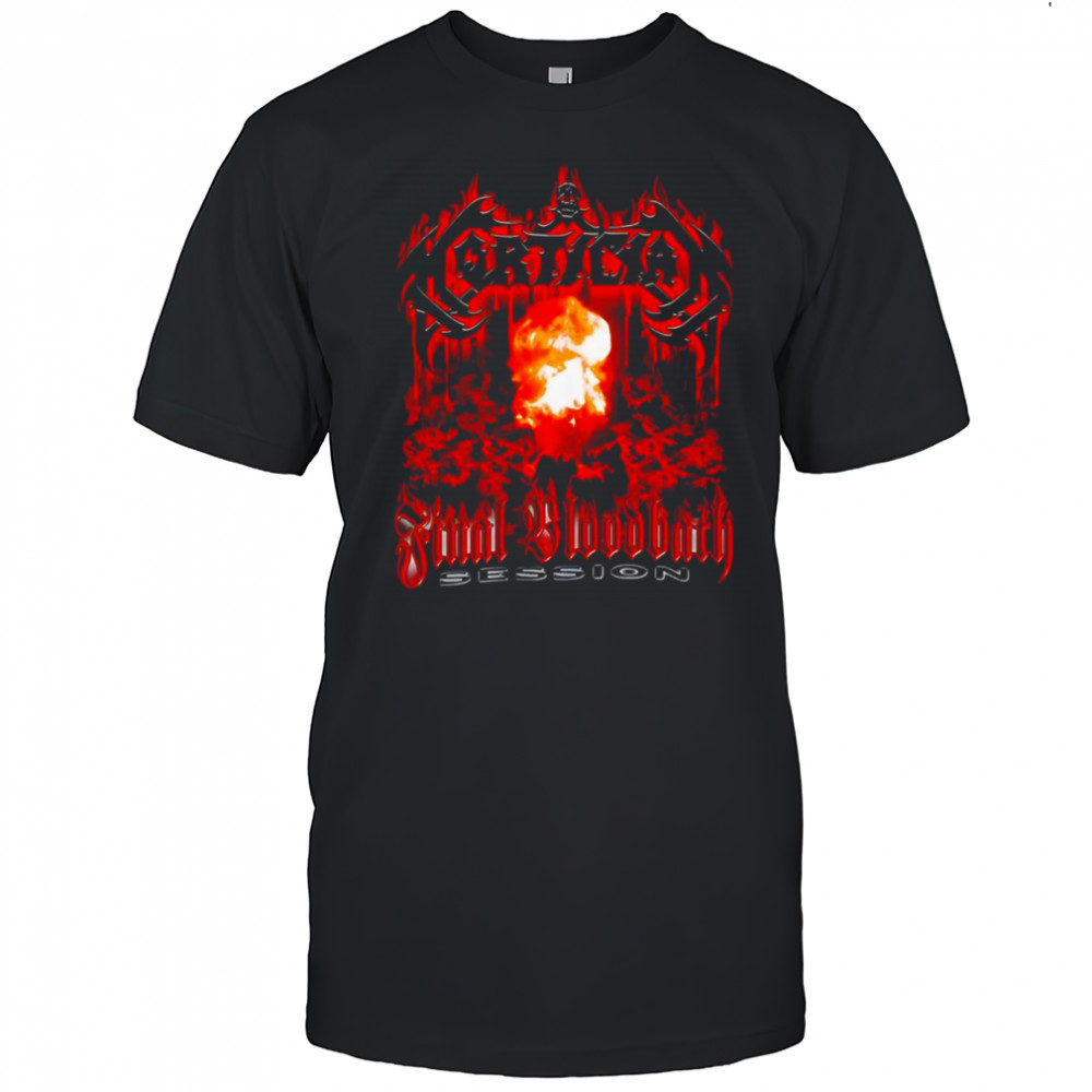 Mortician Final Bloodbath Session shirt
