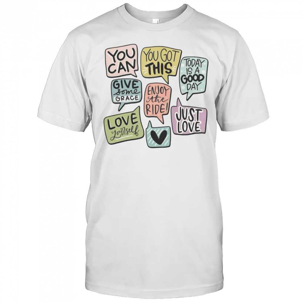 Motivational Speech Bubbles T-Shirt
