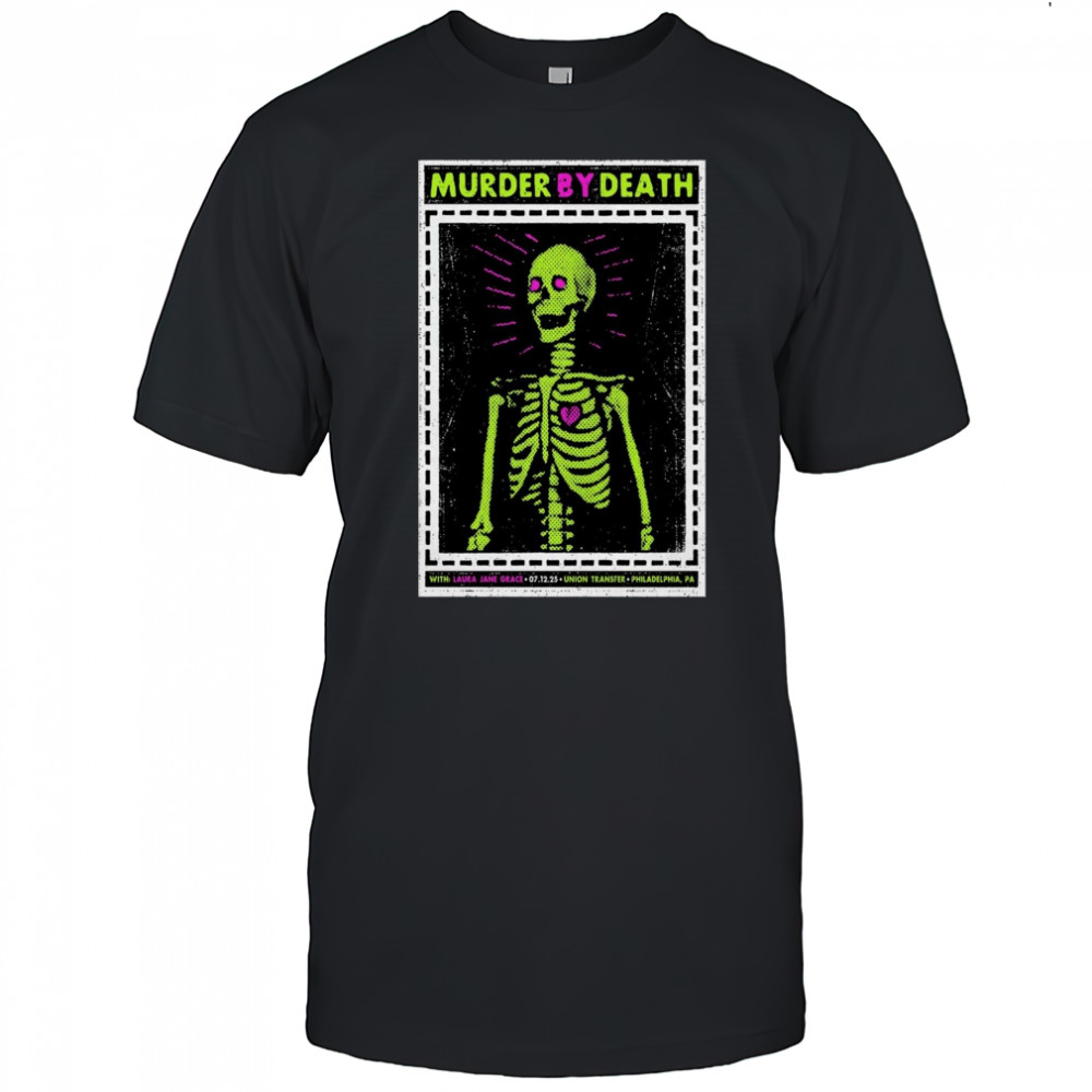 Murder By Death Union Transfer Philadelphia PA July 12 2025 Tour t-shirt
