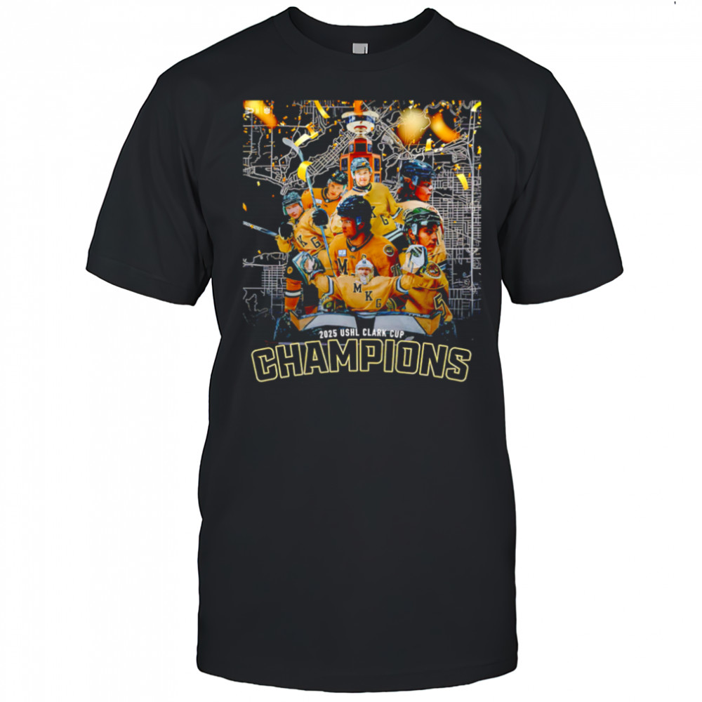 Muskegon Lumberjacks 2025 Ushl Clark Cup Champions shirt
