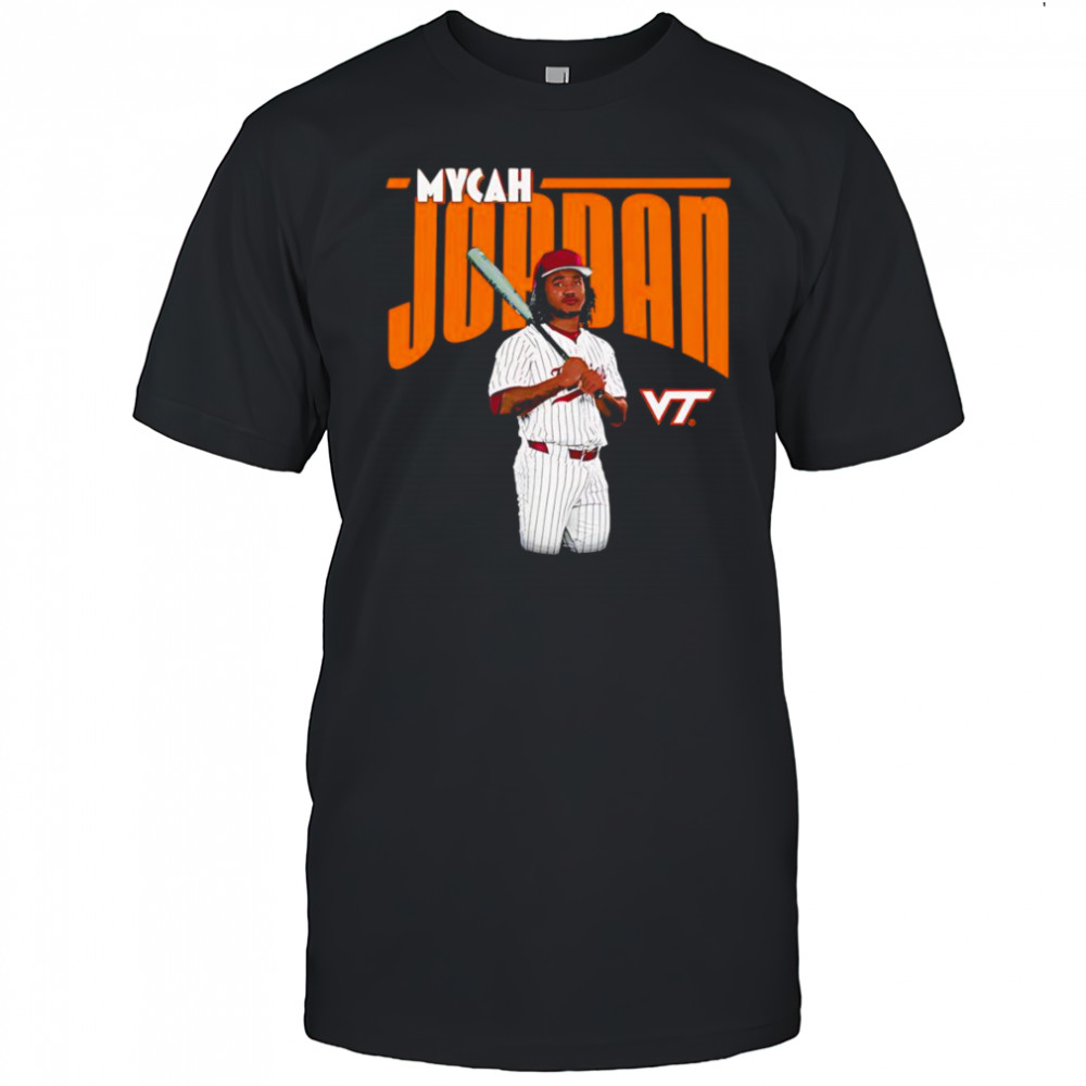 Mycah Jordan Virginia Tech cartoon shirt