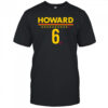 Natasha Howard IND 6 Indiana Fever Basketball t-shirt