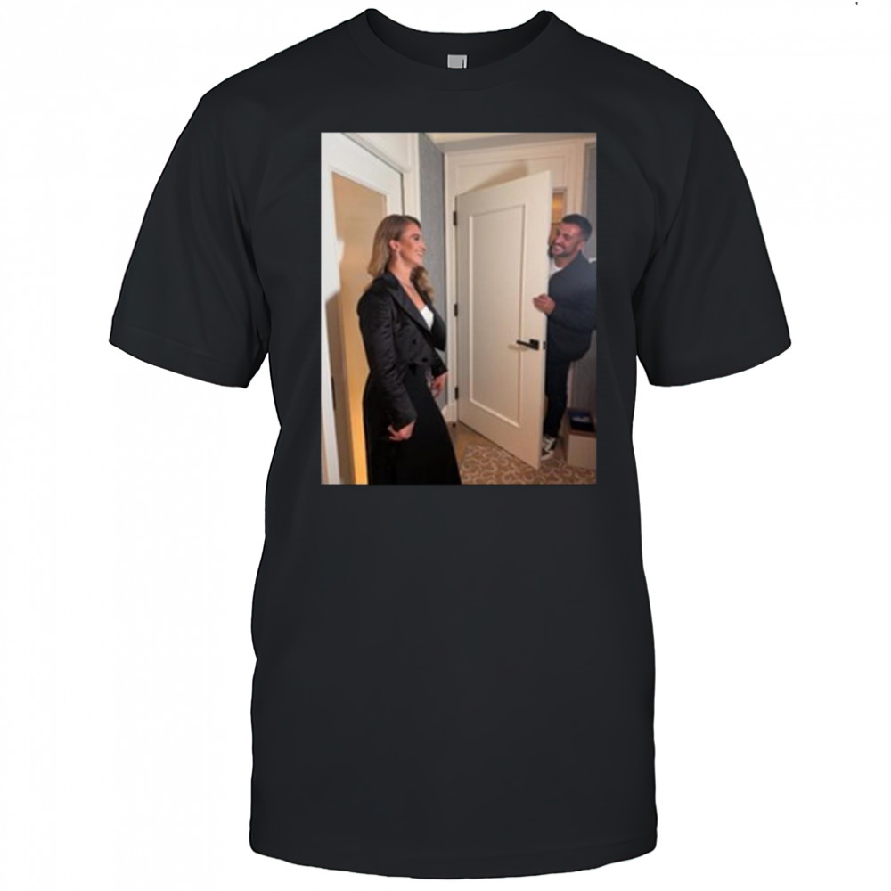 Natasha Peep Sabrina Ionescu and Hroniss Grasu t-shirt