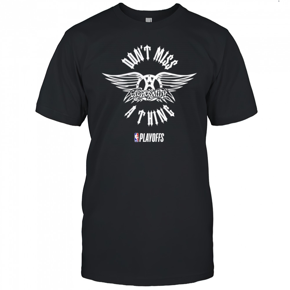 NBA Playoffs x Aerosmith don’t miss a thing shirt