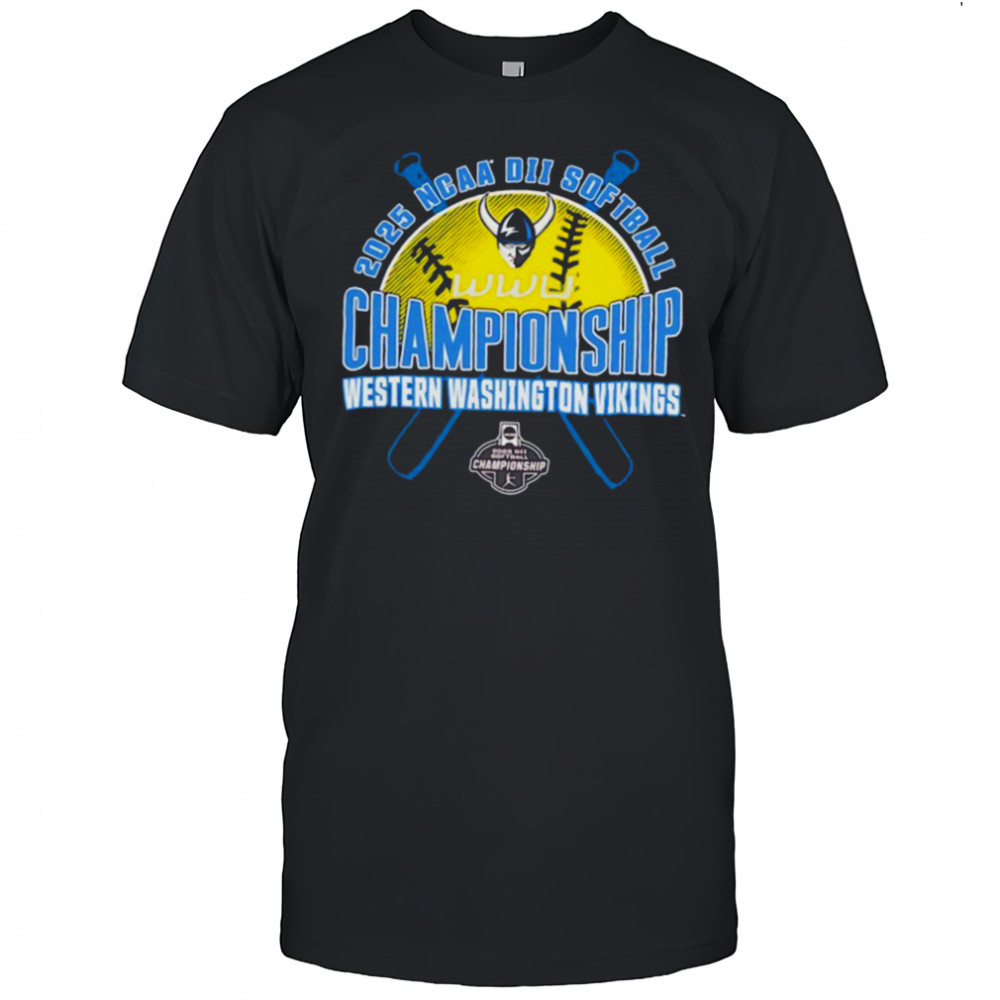 NCAA DII Softball Championship Western Washington Vikings 2025 shirt