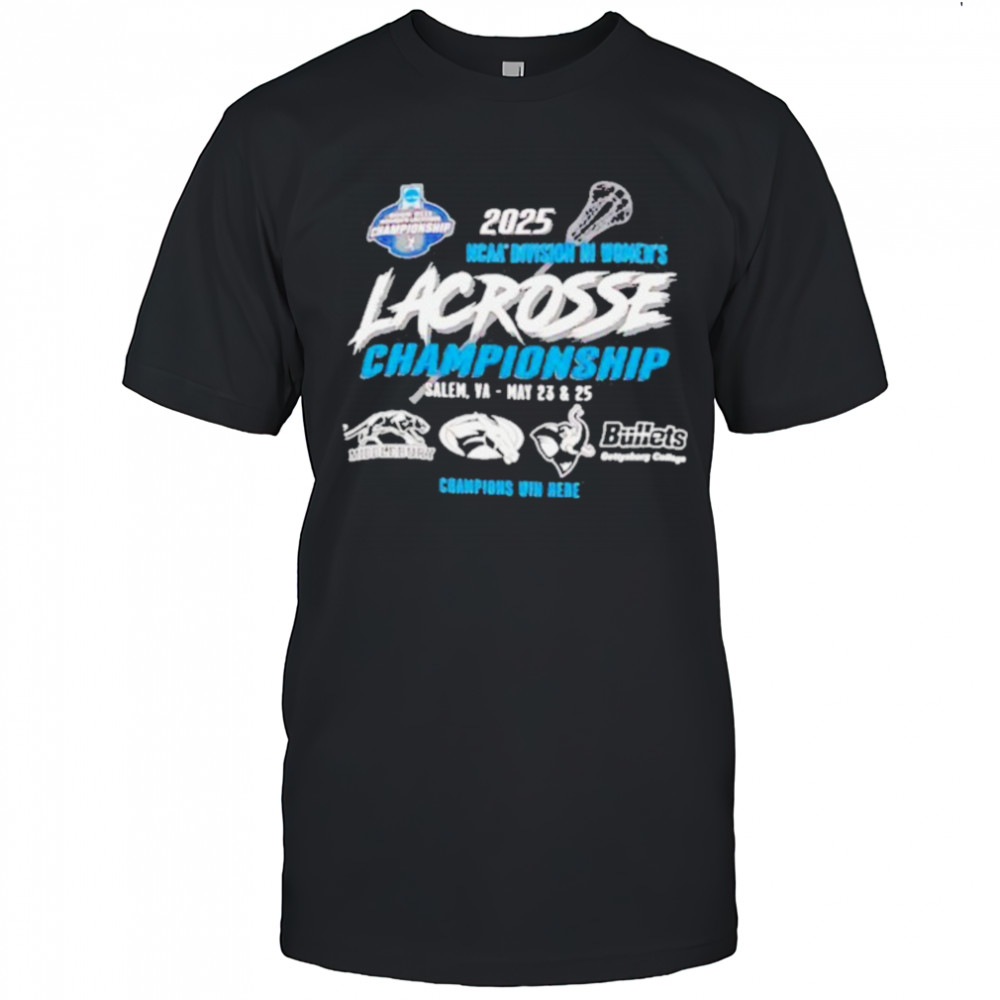 NCAA Division III Women’s Lacrosse Championship 2025 shirt