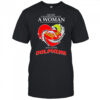 Never Underestimate A Woman Who Is A Fan Of Grateful Dead And Loves Dolphins NRL Heart Diamond T shirts