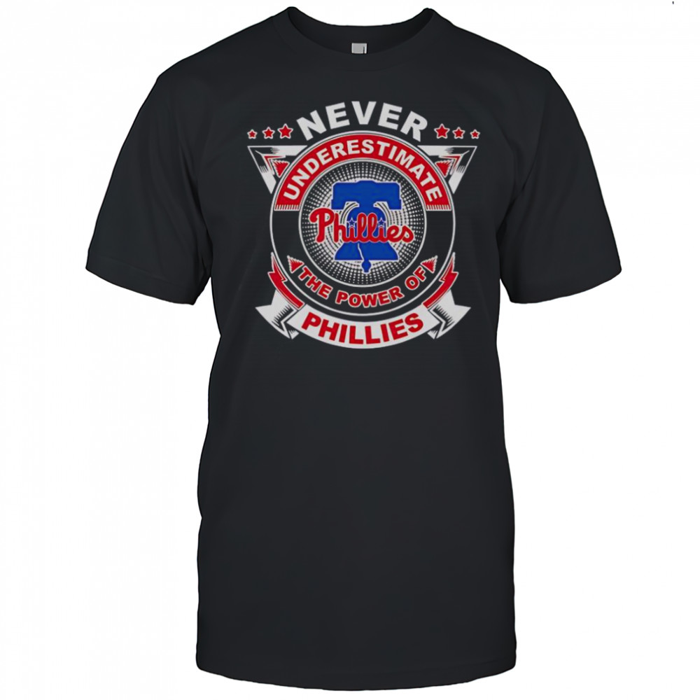 Never Underestimate The Power Of Phillies T-Shirt