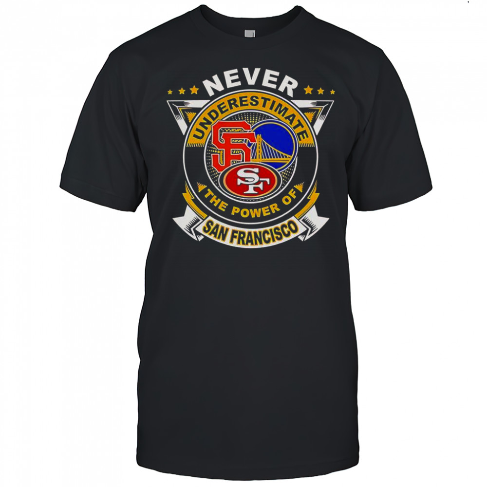 Never Underestimate The Power Of San Francisco Sports T-Shirt