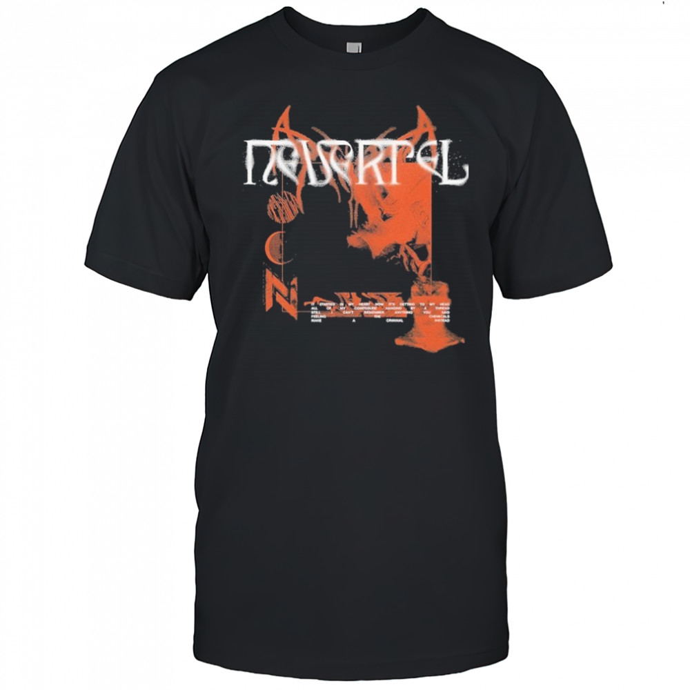 Nevertel Criminal Lyrics T-shirt