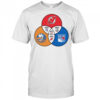 New Jersey Devils New York Islanders and New York Rangers Venn diagram shirt