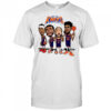New York Knicks Josh Hart Mikal Bridges Jalen Brunson and Karl-Anthony Towns cartoon shirt