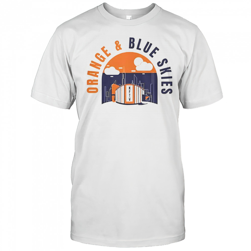 New York Knicks Orange & Blue Skies T-Shirt