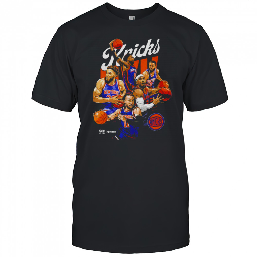 New York Knicks Starting 5 NBA 2025 T Shirts
