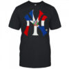 New York Yankees Dominican Republic Flag Logo T-Shirt