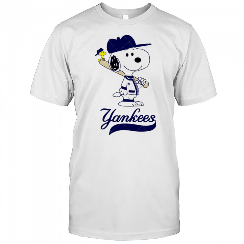 New York Yankees Snoopy Baseball funny cartoon shirt