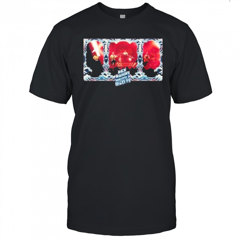 Nick Mason Saucerful Of Secrets Hokusai Wave Band Photo T-shirt