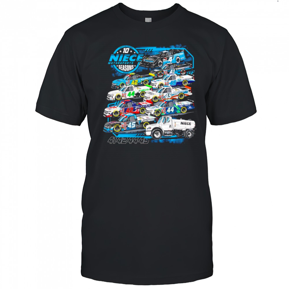 Niece Motorsports 10 Seasons shirt