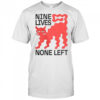 Nine Lives None Left Cat T-Shirt