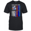 No one fights alone firefighter police Dodgers shirt