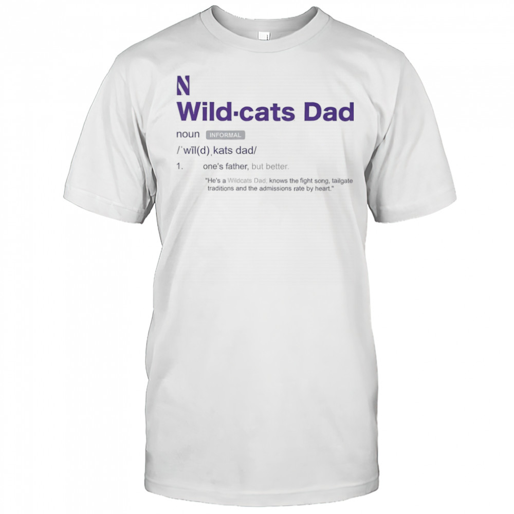 Northwestern Wildcats Dad Definition shirt