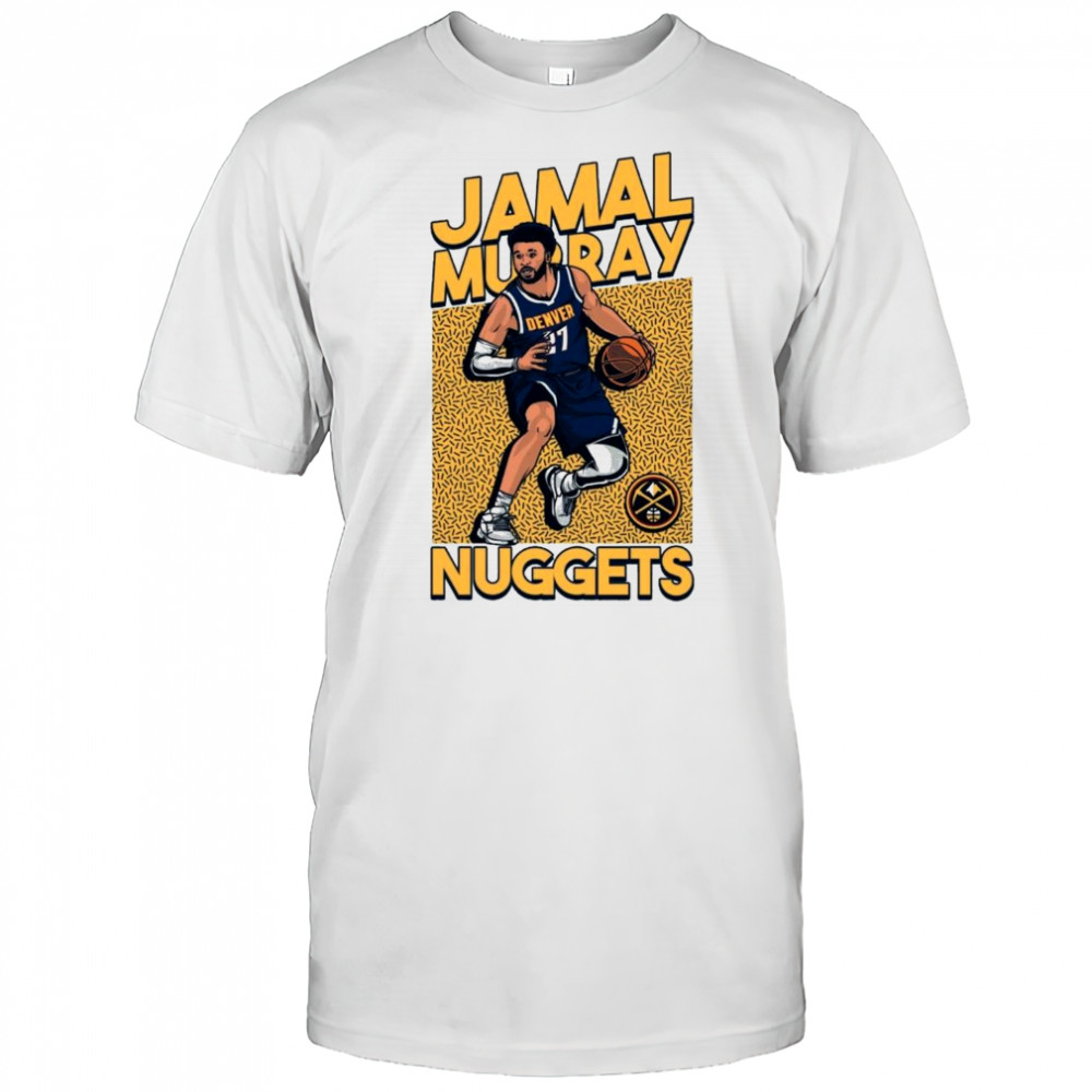 Nuggets #27 Jamal Murray In Action Shirt